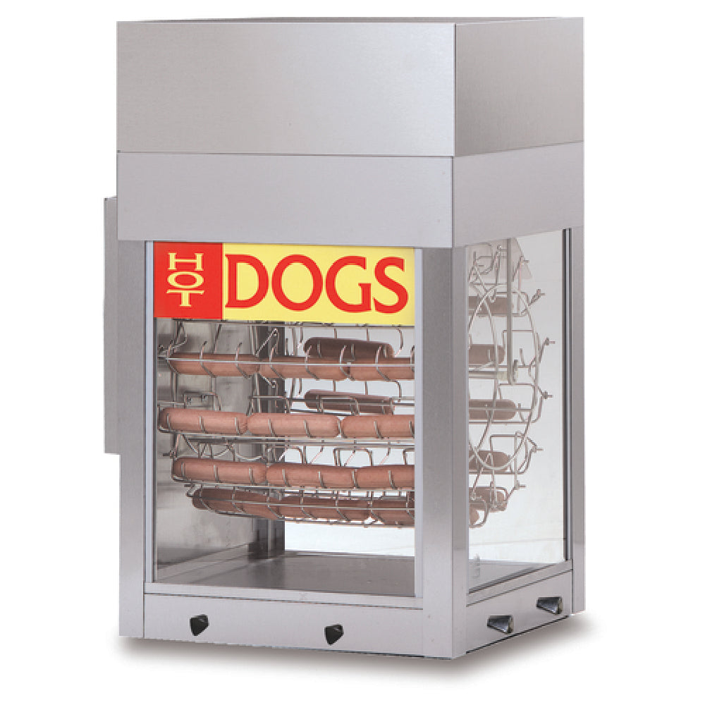 Gold Medal 8102 Dogeroo® Hot Dog Rotisserie (56) Regular-size Hot Dogs/(28) Buns Capacity