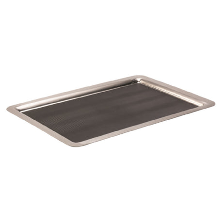 Service Ideas TRRT2014SR Service Ideas Serving Tray Rectangle Non-slip Silicone Surface
