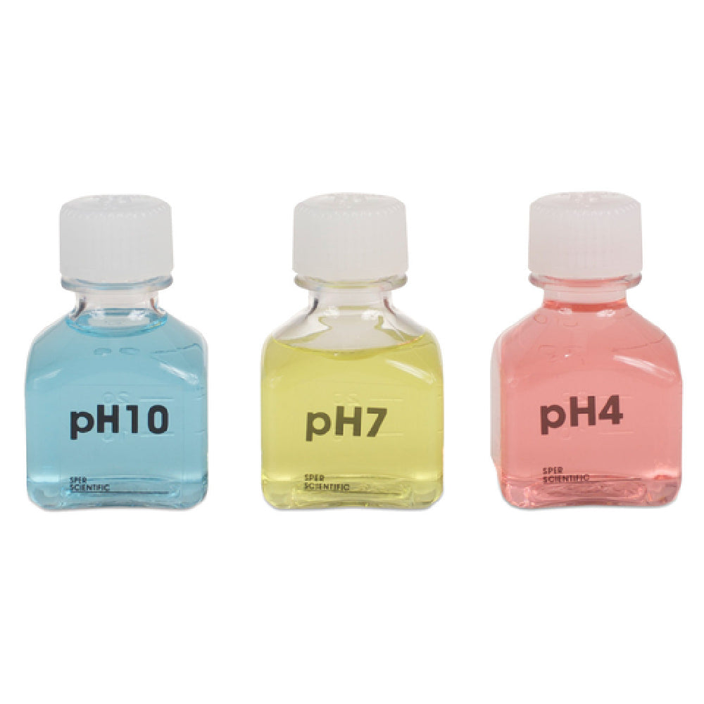 JB Prince U992 Calibration Solution 2-1/2" X 1-15" 40ml Bottles Of PH4 PH7 And PH10