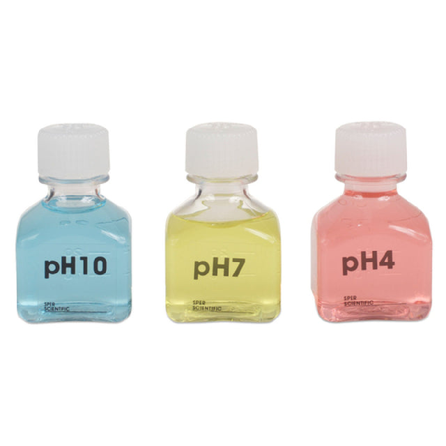 JB Prince U992 Calibration Solution 2-1/2" X 1-15" 40ml Bottles Of PH4 PH7 And PH10