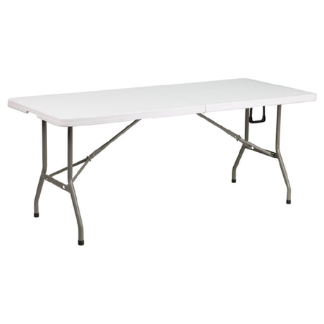 Flash Furniture DAD-YCZ-183Z-GG Folding Table 72"W X 30"D X 29"H Seats Up To 8 Adults