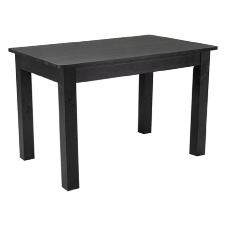 Flash Furniture XA-F-46X30-BW-GG Hercules Series Farm Dining Table 46"W X 30"D X 29-1/2"H