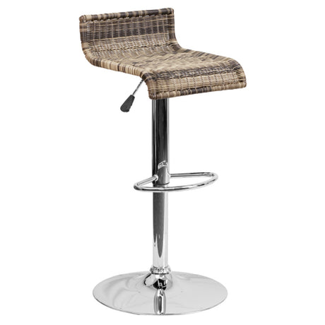 Flash Furniture DS-712-GG Swivel Bar Stool Adjustable Height Contemporary Style