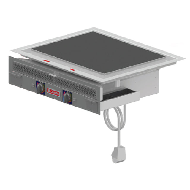Cooktek 681402-08 (PL362CSG-400) Induction Plancha Drop-in 36"W Overall