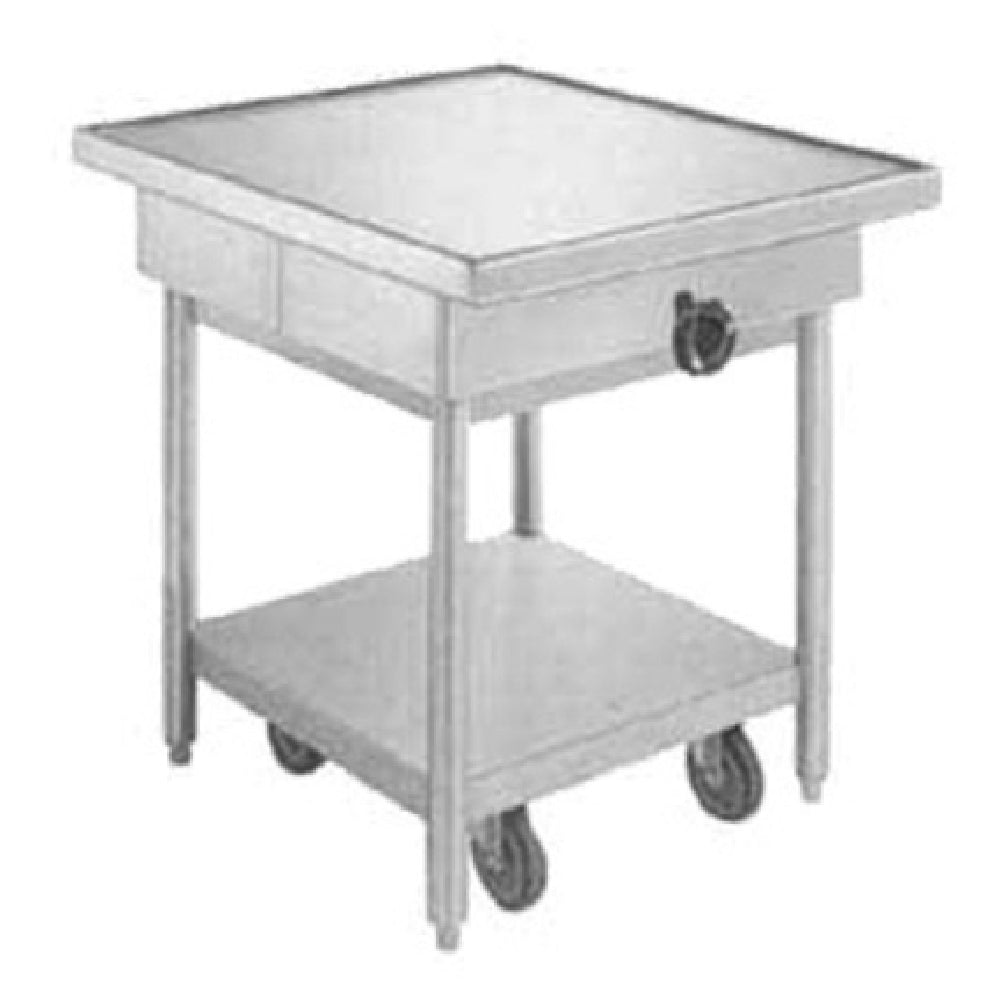 Atlas Metal LTM-2736-ME Utility Table Auto-lift Open Design With Bottom Shelf