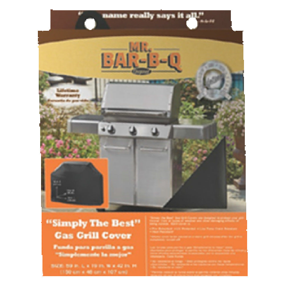 Chef Master 07008YEF Mr. Bar-B-Q® Platinum Prestige Grill Cover Medium 59" X 19" X 42"