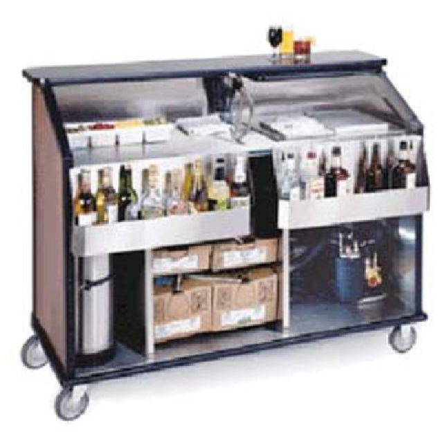 Lakeside 76889 Portable Bar 62-1/2"W X 33"D X 49-3/4"H Pre Or Post Mix Ready