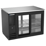 Beverage Air BB48HC-1-GS-PT-B - Refrigerated Pass-Thru Back Bar Refrigerator, Two-section