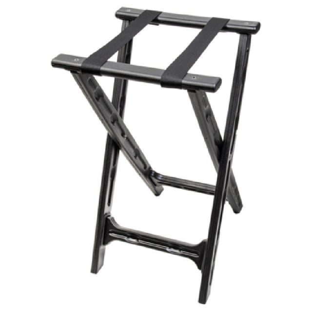 Central Specialties 1500BLK-1 Tray Stand 18-1/2" X 16" Top X 30" High (2) Black Straps