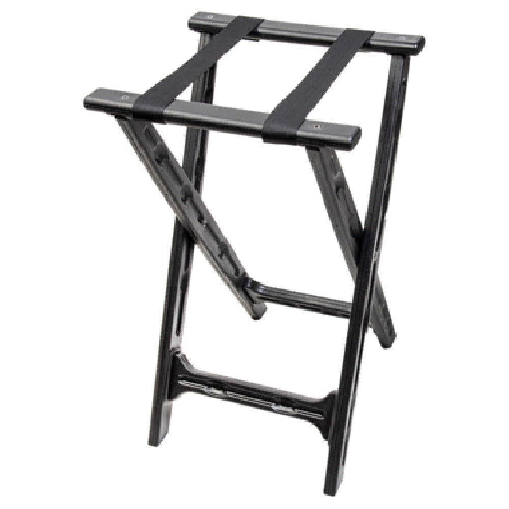 Central Specialties 1500BLK Tray Stand 18-1/2" X 16" Top X 30" High (2) Black Straps