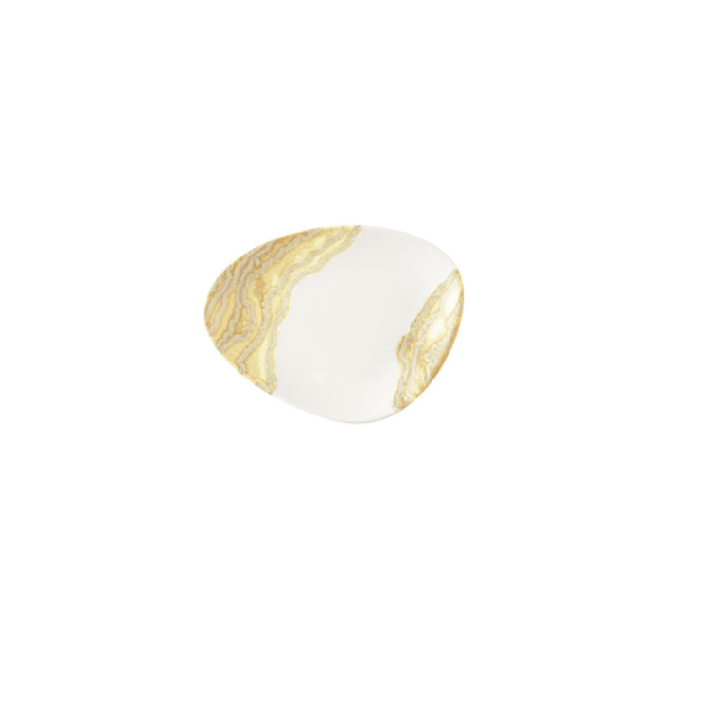 Churchill China TDGDTC261 - Gold Triangle Chefs Plate, 10 3/8"X8", Ceramic