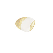 Churchill China TDGDTC261 - Gold Triangle Chefs Plate, 10 3/8"X8", Ceramic