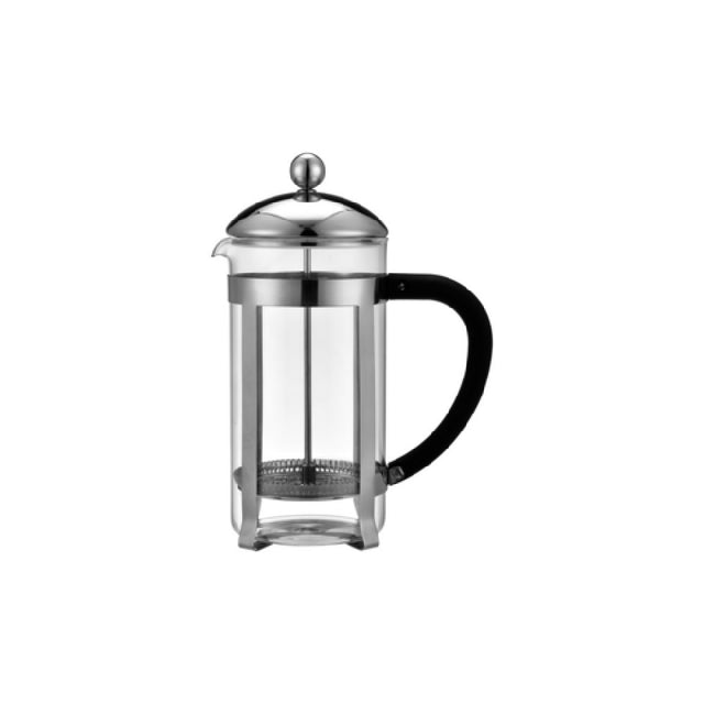 CAC China FCPS-33 French Press Coffee Maker 33 Oz. Soft Touch Black Handle