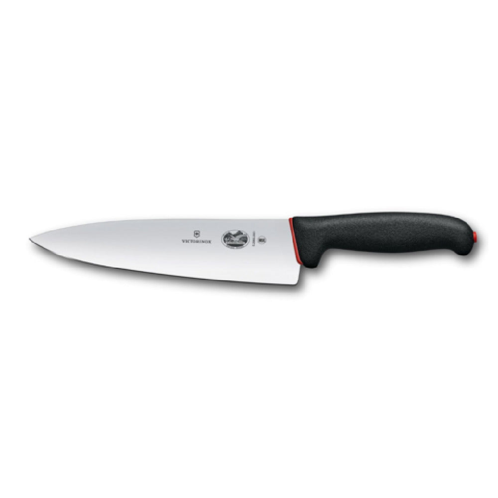 Victorinox Swiss Army 5.2063.20DB - Chef's Knife, 8" Blade, Black/red Dual Grip