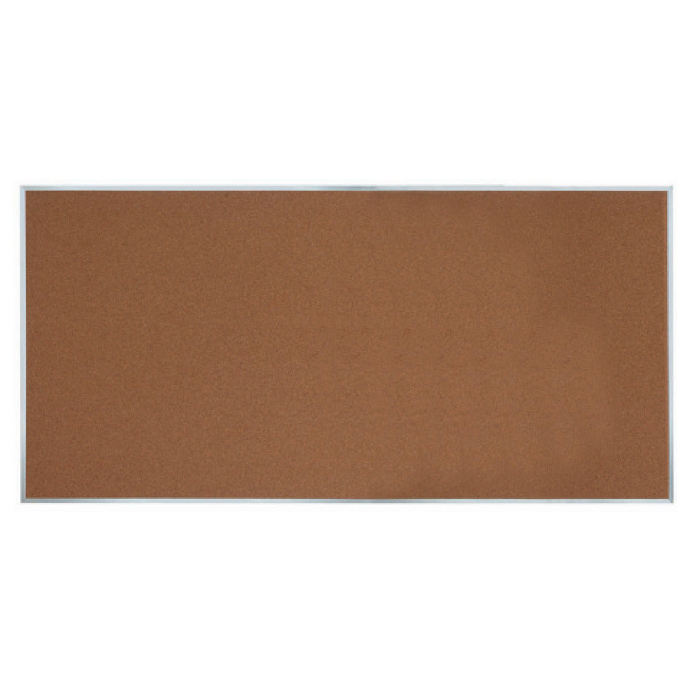 Aarco DB4896 Bulletin Board 96"W X 48"H Natural Pebble Grain Cork