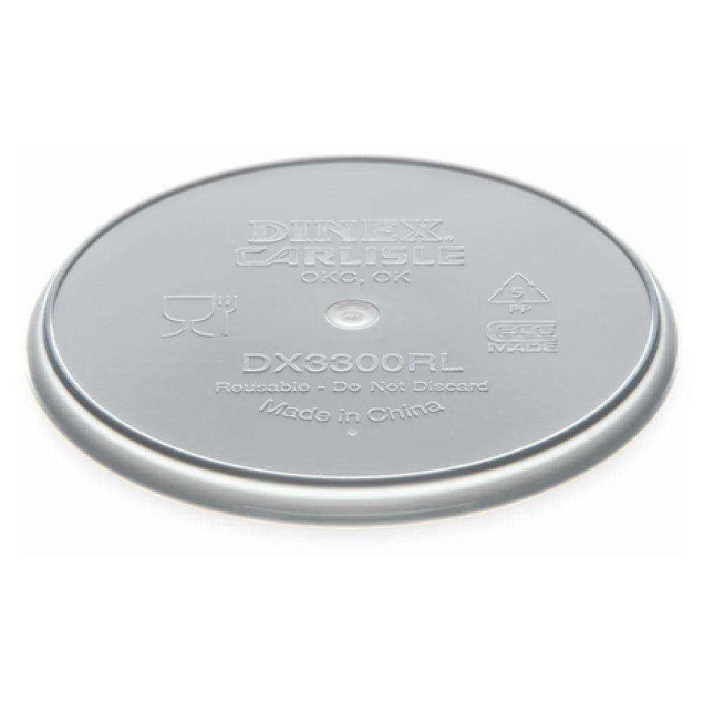 Dinex DX3300RL Lid Reusable Flat