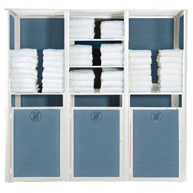 Grosfillex UT036096 Sunset Towel Valet Triple Unit 73"W X 25"D X 70"H