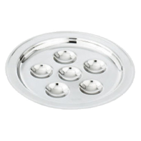 Paderno 56049-06 Snail Plate 6 Holes 10"