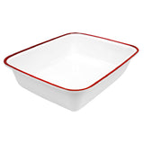 Bauscher Hepp TREW7612 - Enamelware Collection Dish, 4 Qt., 1/2 GN Size