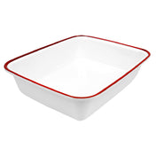 Bauscher Hepp TREW7612 - Enamelware Collection Dish, 4 Qt., 1/2 GN Size