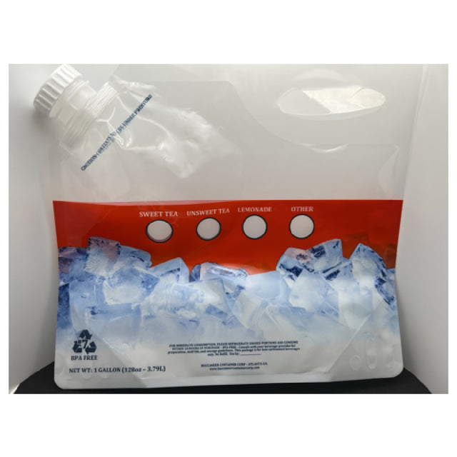 Buccaneer Container Corp 9025128011 (Buccaneer) Beverage Pouch (1) Gallon Clear