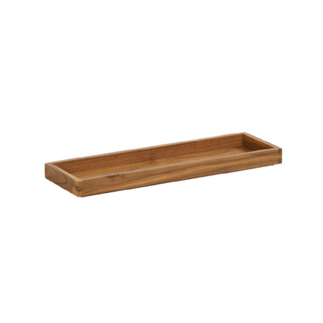 Cal Mil 23106-2061-78 Sydney Tray 20"W X 6"D X 1.5"H Walnut