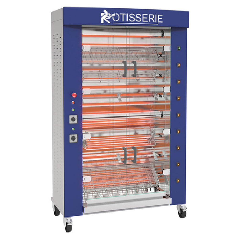 Rotisol FB1160-8E-SSP FlamBoyant Rotisserie Oven Electric Floor Model