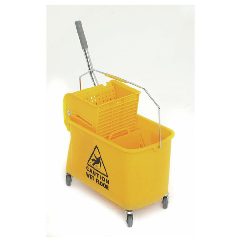 Hubert 64776 - Mop Bucket & Wringer, 21 Qt. Bucket, Side Press Wringer