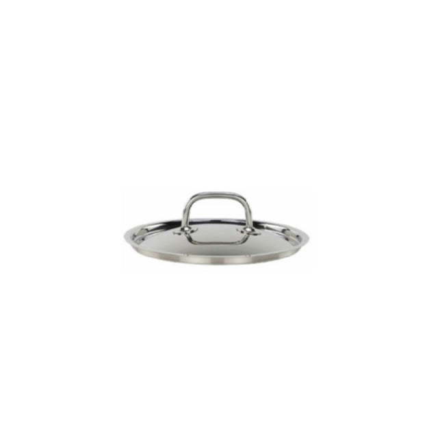 Tuxton RSZW-077 TUXSTEEL 7-7/8" Lid 7.875" Dia. Stainless Steel