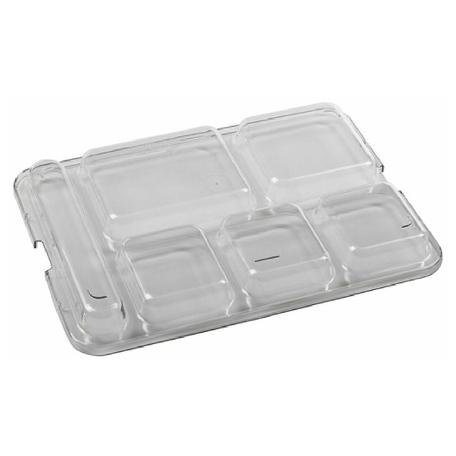 Cambro 10146DCWC135 Tray Lid Fits 6-compartment Camwear® Separator® Tray 10-1/4" X 14-1/4" X 1-7/16"