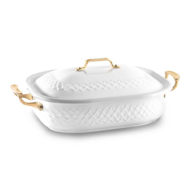 Bon Chef 65004CLD-D-W - Diamond Cucina Pan, 7 Qt., 15" X 11" X 4"