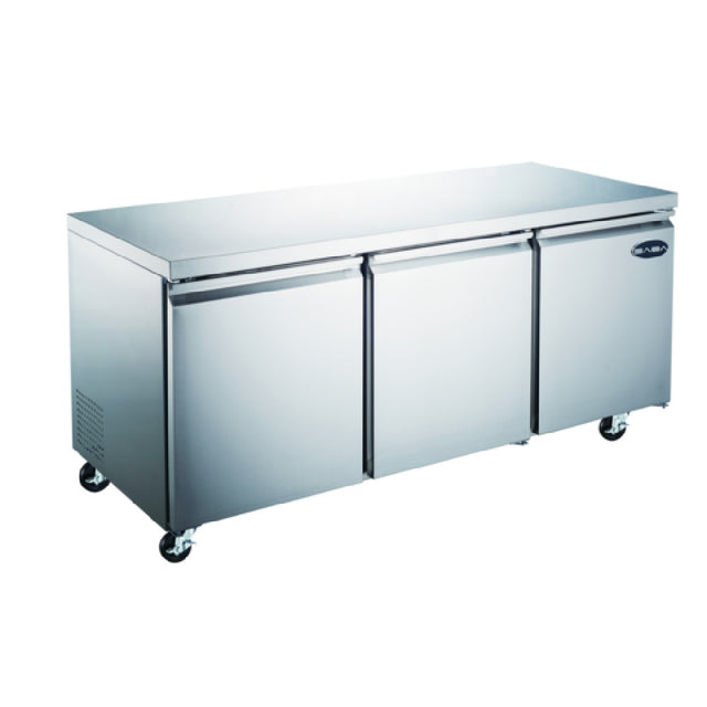 SABA SUC-72R Under-Counter Refrigerator Three-section 72" W