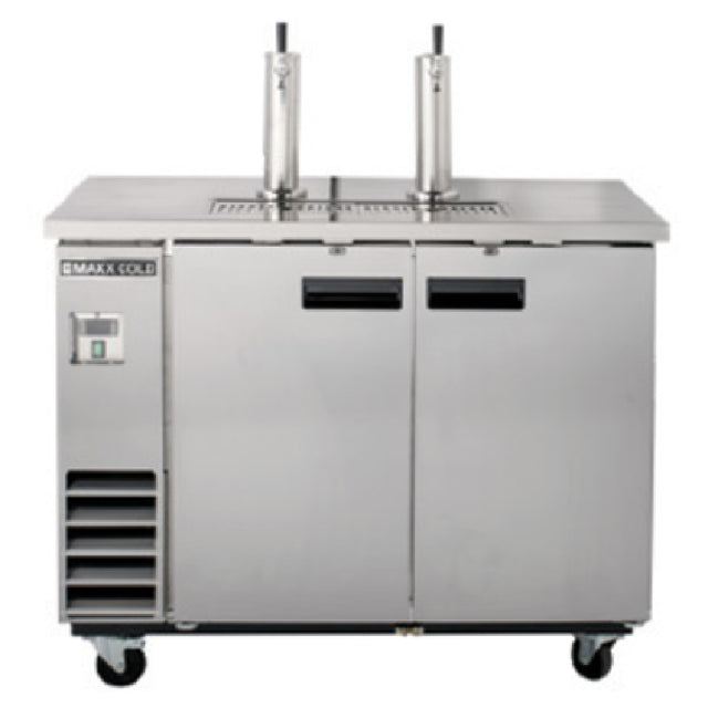 Maxximum MXBD48-2SHC Maxx Cold X-Series Keg Cooler With Dual Towers Two-section