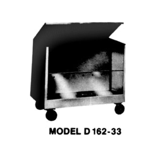 Piper Products D170-23 - Dish Cart, (2) Compartment Extra Low, Maximum Dish Size 10"