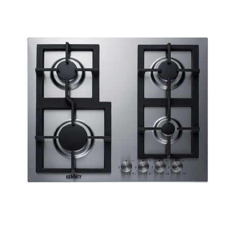 Summit GCJ4SSLP Cooktop Drop-in LP Gas