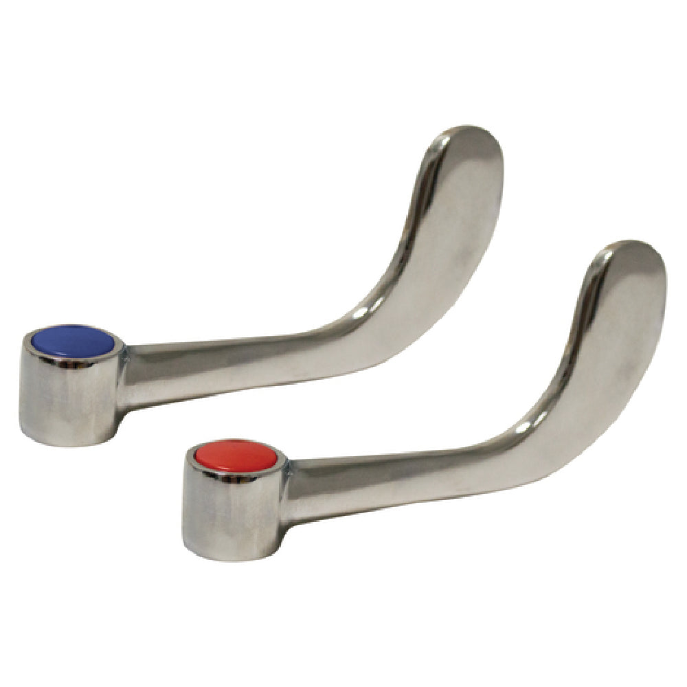 Advance Tabco K-316-LU Wrist Handles Only For Splash Or Deck Mount Hand Sink Faucet (1 Pair Hot & Cold 4" Long Blades)