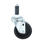 BK Resources 4SBR-1RA-LDP - Swivel Caster, 1" Expanding Stem, 4" Polyolefin Wheel