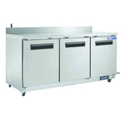 Hubert 50646 - Kratos® Worktop Refrigerator, 3 Door, 717/8" W X 30" D X 39" H
