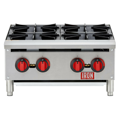 Iron Range IRHP-24-4B Hotplate Natural Gas Countertop
