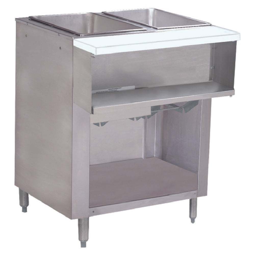 Advance Tabco WB-2G-LP-BS Water Bath Hot Food Table LP Gas 31-13/16"W X 30-5/8"D X 34-1/8"H