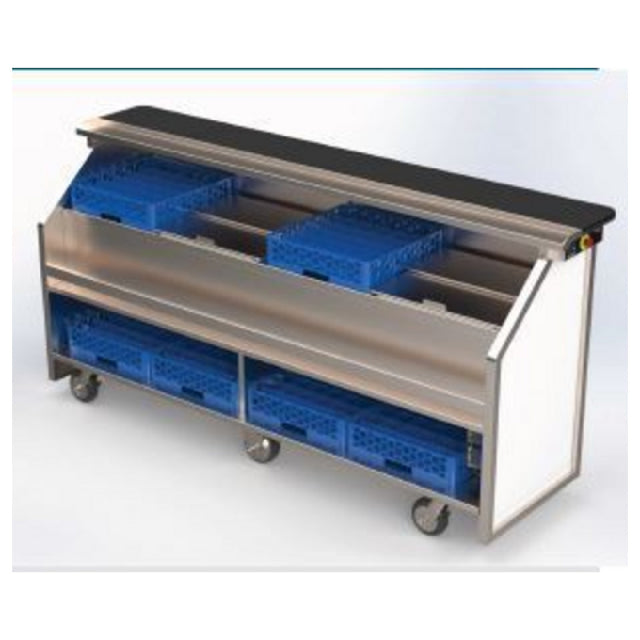 Lakeside 173671 - Portable Bar, 95 1/8"L X 46"H X 26"D, Stainless Steel Construction