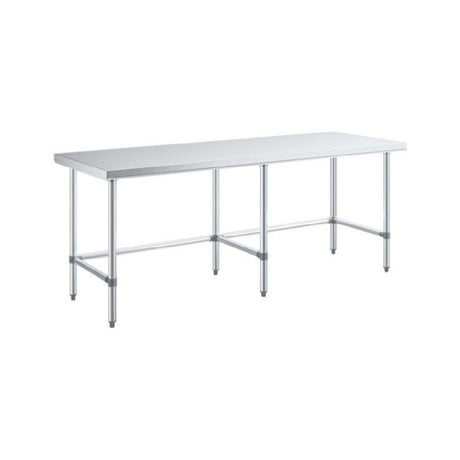 Sapphire Manufacturing SMTEO-1484G Worktable 84"W X 14"D X 35"H 18/430 Stainless Steel