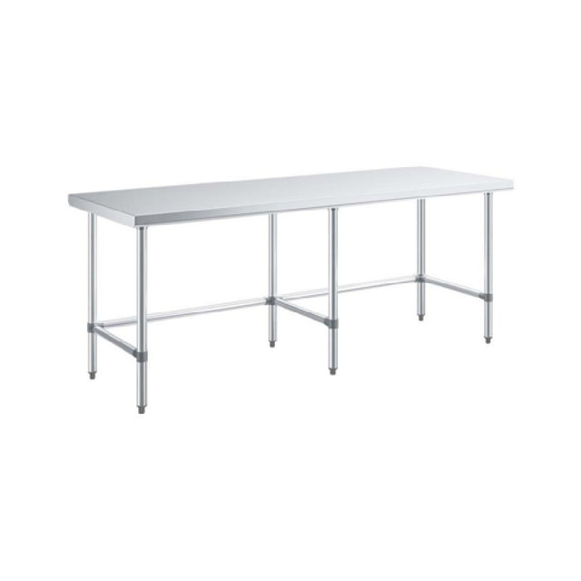 Sapphire Manufacturing SMTEO-1884G Worktable 84"W X 18"D X 35"H 18/430 Stainless Steel