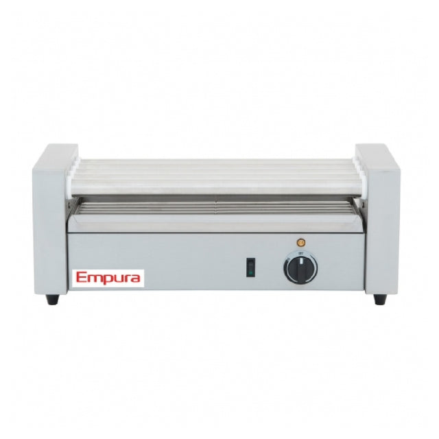 Empura Stainless E-RG-05 12 Hot Dog Roller Grill With 5 Rollers 110V 750W