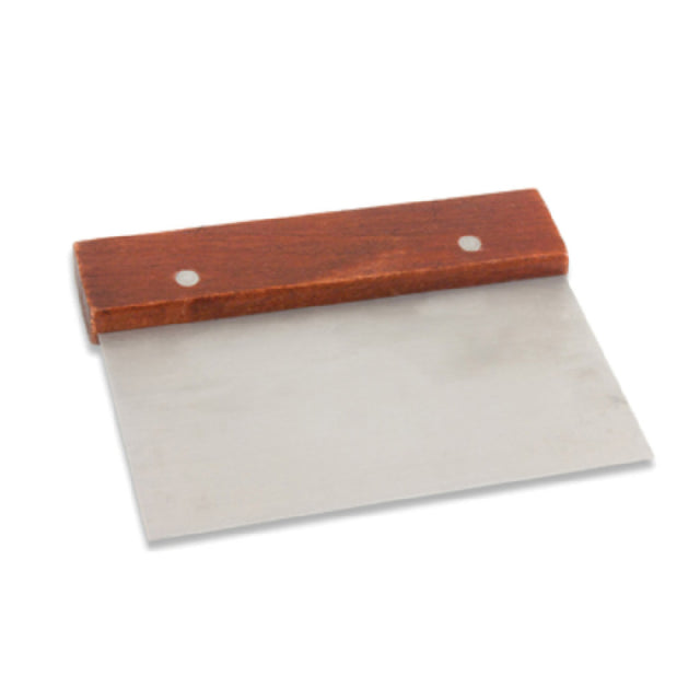 Crestware WHDS63 Dough Scraper 6" X 3" Stainless Steel Blade