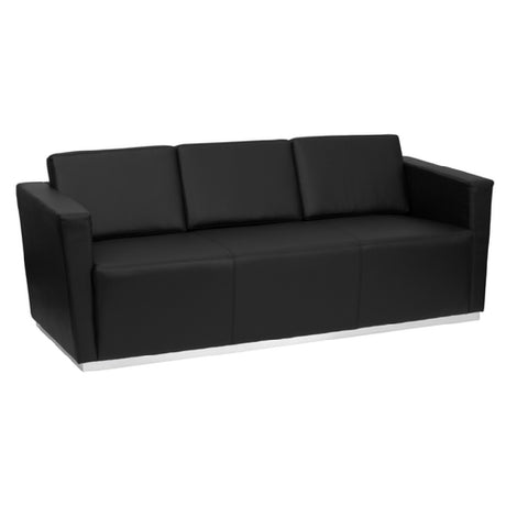 Flash Furniture ZB-TRINITY-8094-SOFA-BK-GG Hercules Trinity Series Sofa 78-3/4"W X 32"D X 31"H