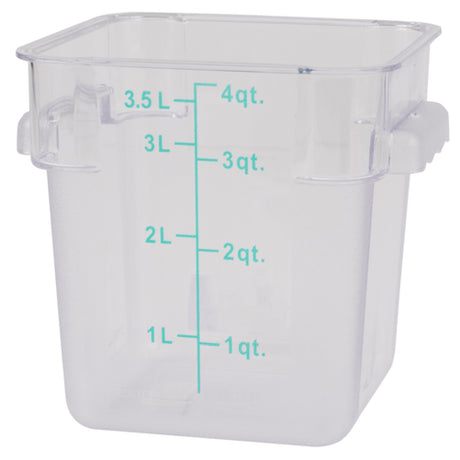 Stanton Trading PCS-4 - Food Storage Container, Square, 4 Qt.