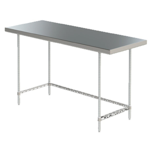 Metro WTS2448FS Space Saver Work Table Stationary With Solid Shelf 48"W X 24"D