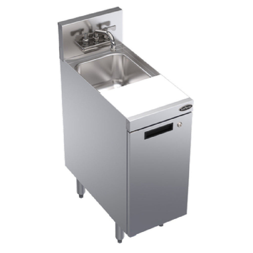 Krowne KR24-MC12-C Royal Series Underbar Speed Station With Cabinet Base & Locking Hinged Door