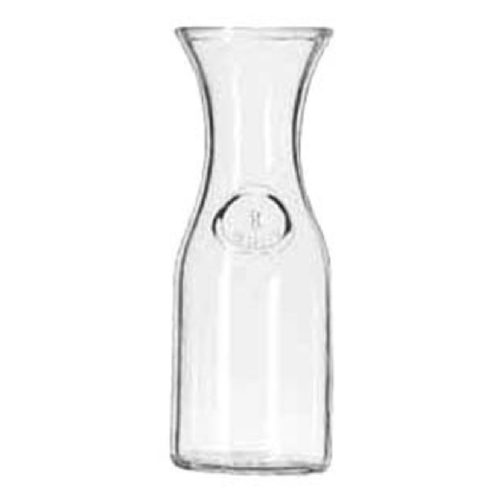 Libbey 97001 Wine Decanter 19-1/4 Oz. Rim Full (17 Oz. At Fill Line) Glass (H 8-3/8" T 3" B 3-1/8" D 3-1/8") (12 Each Per Case)